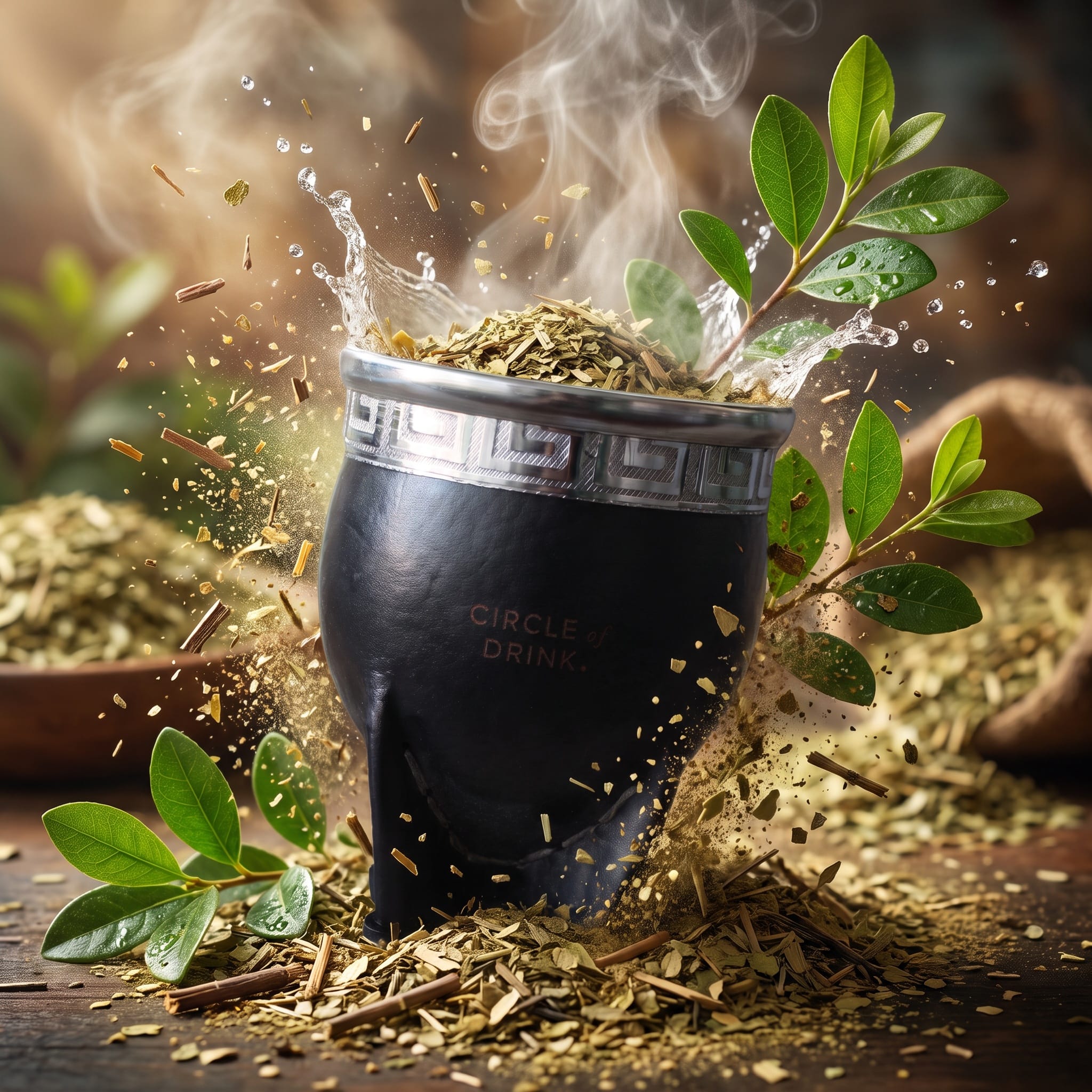 Mate gourd — creative shot
