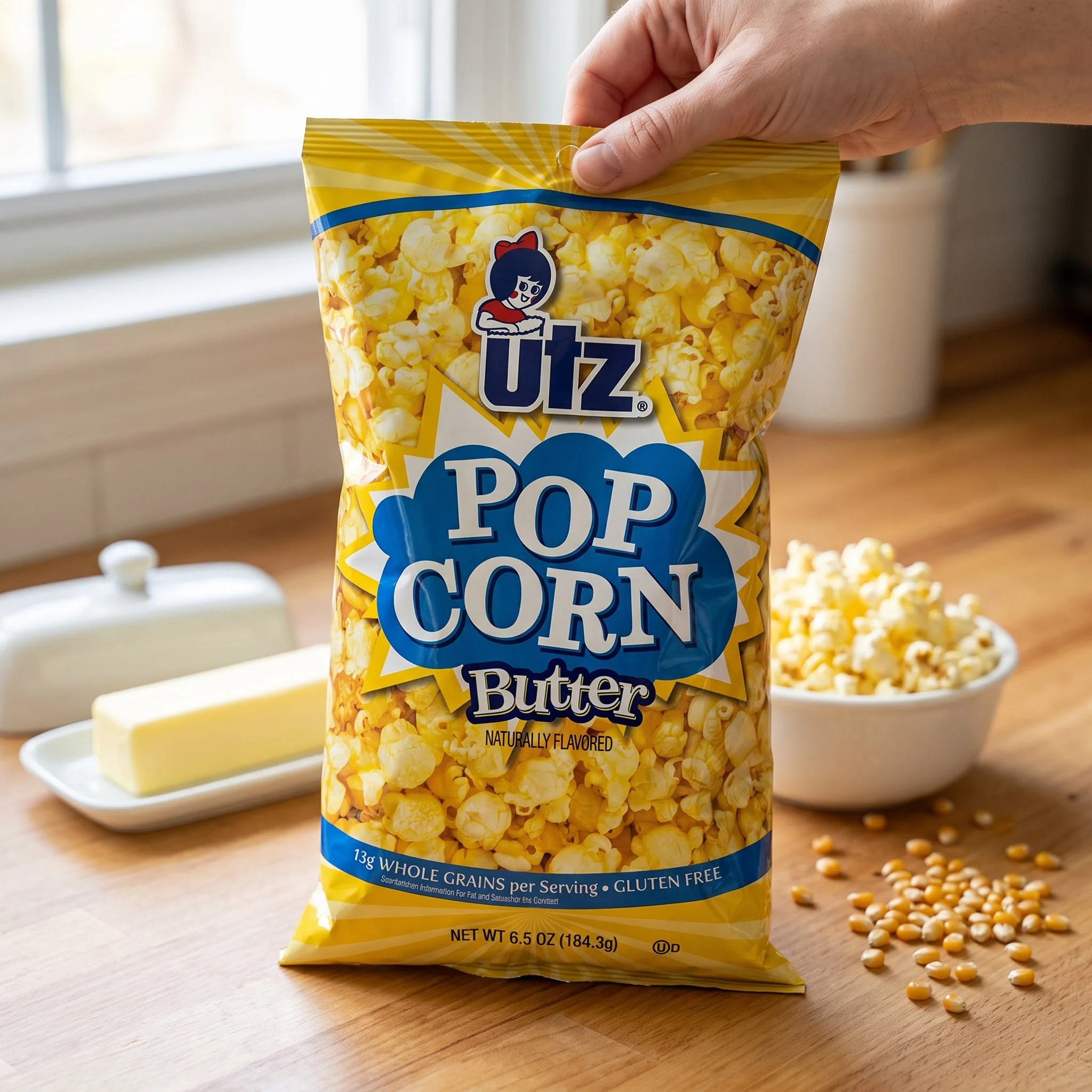 Utz Butter Popcorn — lifestyle render